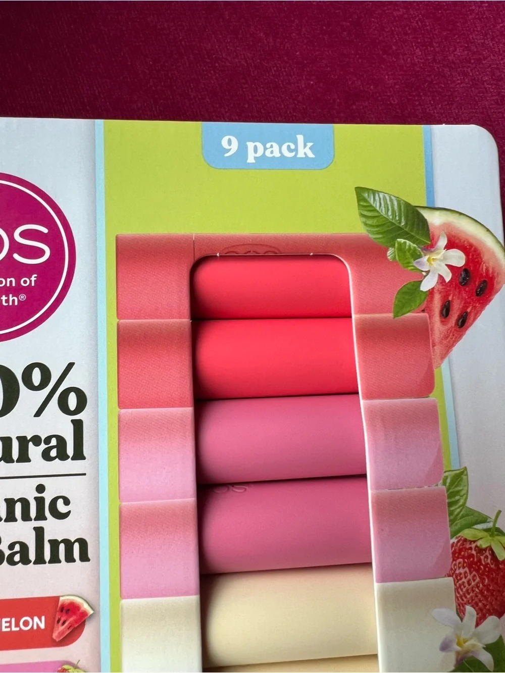 🆕 eos 9 pack set Lip Balm Treatment Organic Soothing Moisturizer cruelty free